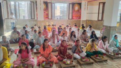 सरस्वती ज्ञान पूजा का यज्ञ कभी निष्फल नहीं जाता है- आचार्य प्रसन्नचंद्र सागरजी, चातुर्मासिक मंगल धर्म सभा प्रवाहित