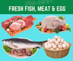 मटन मछली व चिकन, Mutton Fish and Chicken