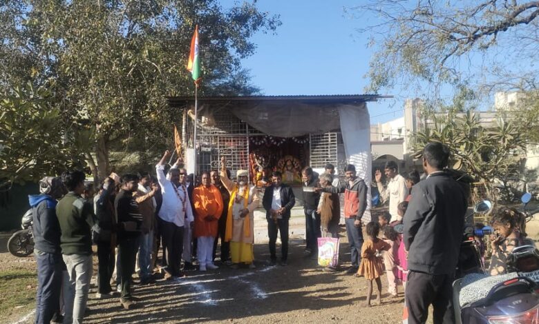 श्री पंचमुखी सिद्ध गणेश मंदिर श्री पायलेट बाबा आश्रम पर गणतंत्र दिवस मनाया गया