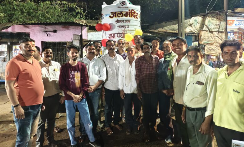 गांधीसागर में राहगिरो मुसाफिरों को मिली वाटर कूलर की सौगात गांधीसागर में राहगिरो मुसाफिरों को मिली वाटर कूलर की सौगात
