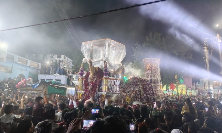 हकीदत के साथ मनाया मोहर्रम का पर्व : नागाड़ो एवं ताशो के साथ निकाला 16 मोहर्रम का करवा