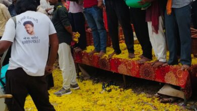 समस्त सेन समाज द्वारा सिंगोली तहसील एवं टप्पा रतनगढ़ द्वारा शाही सवारी का स्वागत*