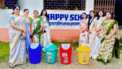 इनरव्हील डायमंड ने किया झंडावंदन,   विद्यालय को “हैप्पी स्कूल”बनाना लक्ष्य – पूजा गर्ग