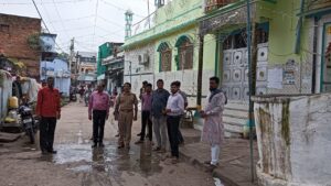 आगामी उत्सव को लेकर प्रशासन ने लिया यात्रा मार्ग का जायजा : विसर्जन स्थल पर सुरक्षा के पुख्ता इंतजाम को लेकर दिए दिशा निर्देश