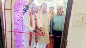 धानुका परिवार के द्वारा लगवाया गया सोलर पैनल से जगमग होगा महामाया का दरबार