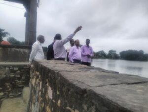 एडीएम श्री बी एस कलेश ने रामपुरा क्षेत्र में किया गणेश जी विसर्जन स्थलों का निरीक्षण