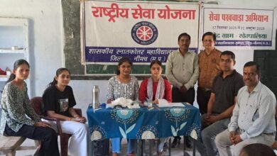 सेवा पखवाड़ा अभियान अंतर्गत शासकीय महाविद्यालय रामपुरा में निःशुल्क स्वास्थ्य परीक्षण शिविर आयोजित* सेवा पखवाड़ा अभियान अंतर्गत शासकीय महाविद्यालय रामपुरा में निःशुल्क स्वास्थ्य परीक्षण शिविर आयोजित*