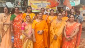 भारत विकास परिषद सुभाष शाखा के तत्वाधान में राष्ट्रीय स्वयंसेवक संघ के पद संचलन का स्वागत एवं अभिनंदन किया
