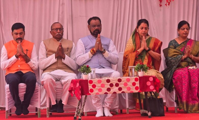 सरस्वती शिशु विद्या मंदिर रामपुरा के वार्षिकोत्सव अंतर्गत आयोजित रंगमंचीय कार्यक्रम का आयोजन