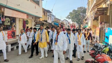 धूमधाम से निकली जैन समाज की रथ यात्रा धूमधाम से निकली जैन समाज की रथ यात्रा