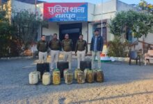 थाना रामपुरा द्वारा हाथ भट्टी की अवेध शराब के विरुद्ध प्रभावी कार्यवाही ।