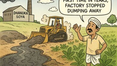 धानुका सोया प्लांट पर PCB जांच के बाद ‘संदिग्ध सफाई’, ग्रामीण बोले— फिलहाल पहली बार रुका गंदा पानी