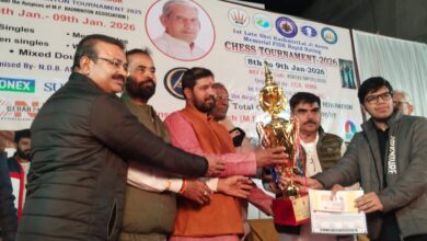 स्वर्गीय कश्मीरी लाल जी अरोरा स्मृति शतरंज प्रतियोगिता गंगानगर परिवार ने सैकड़ो बच्चों के भविष्य के द्वार खोल दिए हैं -श्री गुप्ता