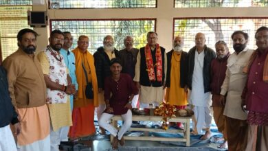 कर्मकांडीय विप्र परिषद नीमच की बैठक संपन्न –व्यापारी संघ अध्यक्ष श्री भारद्वाज का किया सम्मान