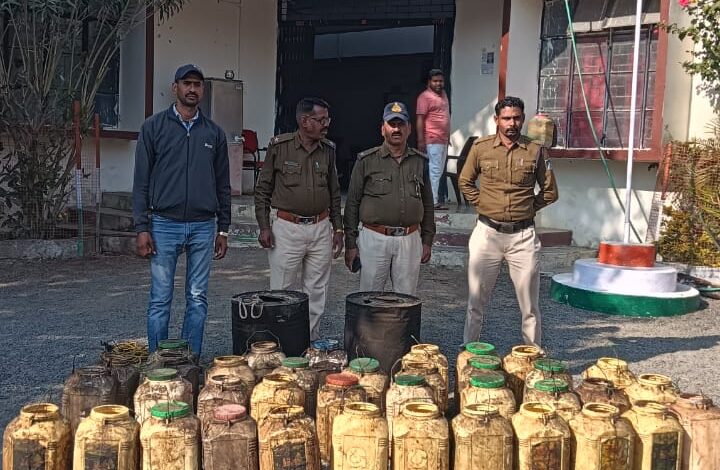 थाना रामपुरा के द्वारा अवैध शराब के विरुद्ध प्रभावी कार्यवाही ।