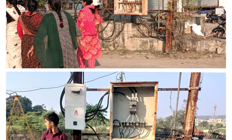 ब्रजधाम कोलोनी में खुले बिजली ट्रांसफार्मर से लोगों की जान को खतरा