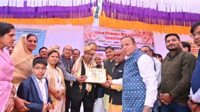 भानपुरा के अमित हरसोला दिगम्बर जैन युवा रत्न से सम्मानित