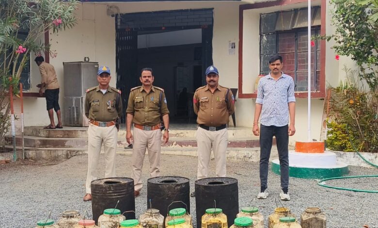 अवेध शराब के विरुद्ध रामपुरा पुलिस की प्रभावी कार्यवाही