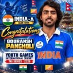 नीमच के गौरांश पंचोली का इंटरनेशनल क्लब क्रिकेट में चयन, नेपाल में खेलेंगे ट्राई-सीरीज