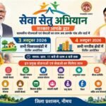 सेवा सेतु अभियान के तहत 3 अक्टूबर को विकासखंड और 4 अक्टूबर को नगरीय क्षेत्रों में लगेंगे शिविर
