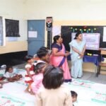 मुख्यमंत्री जनविश्वास अभियान के तहत आंगनवाड़ी केंद्रों का निरीक्षण, पोषण आहार की गुणवत्ता परखी
