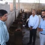 मुख्यमंत्री जन-विश्वास अभियान के तहत आचार्य विद्यासागर योजना की डेयरी इकाई का सीईओ जिला पंचायत ने किया निरीक्षण