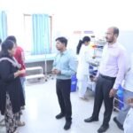 सामुदायिक स्वास्थ्य केंद्र जीरन का निरीक्षण, मरीजों से ली स्वास्थ्य सेवाओं की जानकारी