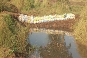 जिले की 243 ग्राम पंचायतों में जनभागीदारी से बोरी बंधान कार्य प्रारंभ