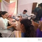 राष्ट्रीय विधिक सेवा प्राधिकरण की 60 दिवसीय मेगा ड्राइव के तहत ग्राम बर्डिया में विशेष स्वास्थ्य परीक्षण शिविर आयोजित