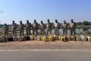 अवैध मदिरा के विरुद्ध आबकारी विभाग की बड़ी कार्रवाई