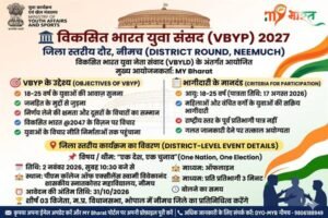 विकसित भारत युवा संसद के जिला स्तरीय मुकाबले का आयोजन 2 नवंबर को