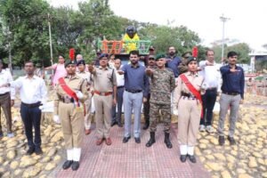 राष्ट्रीय एकता दिवस पर 350 से अधिक एनसीसी कैडेट्स ने निकाली यूनिटी मार्च