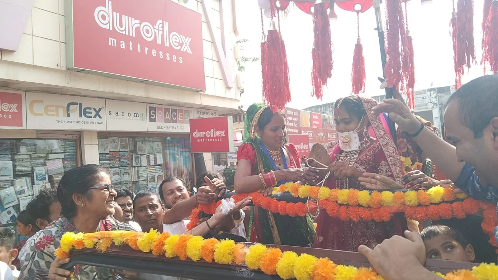 मुमुक्षु तमन्ना जैन का निकला वरघोड़ा