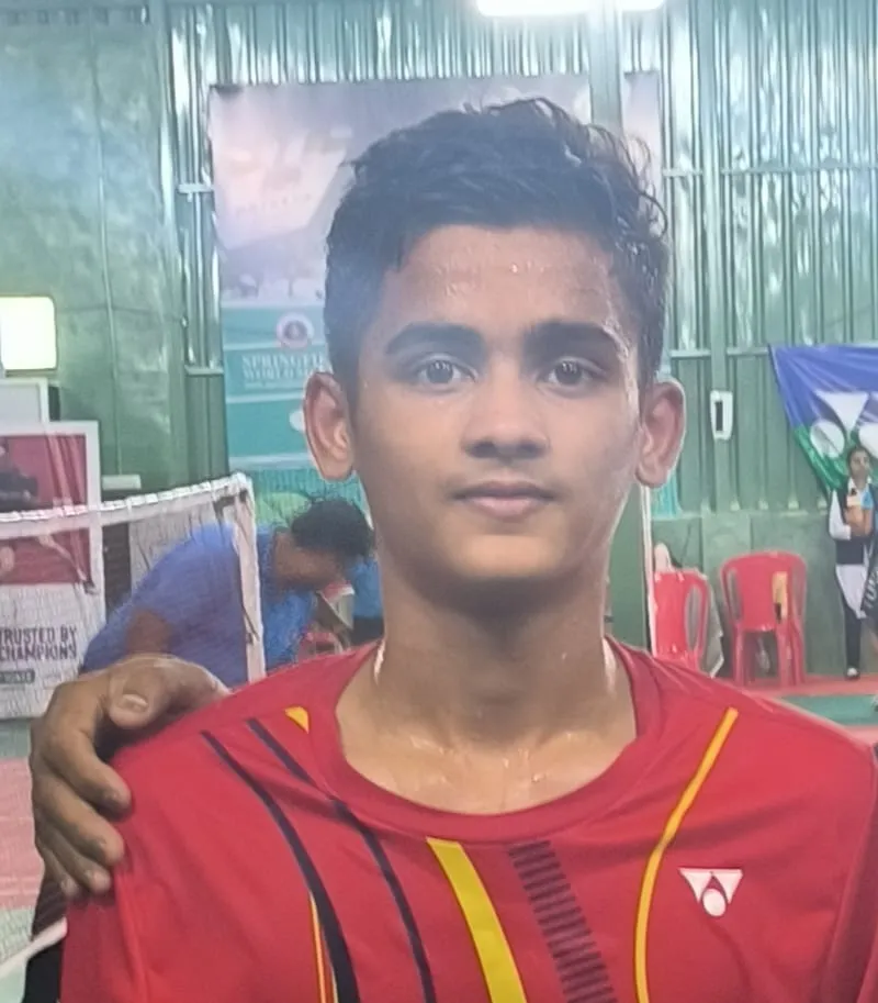 Khelo India Games 2023 खेलो इण्डिया खेलों बैडमिंटन स्पर्धा हेतु अंगद मुछाल चयनित, Congratulations