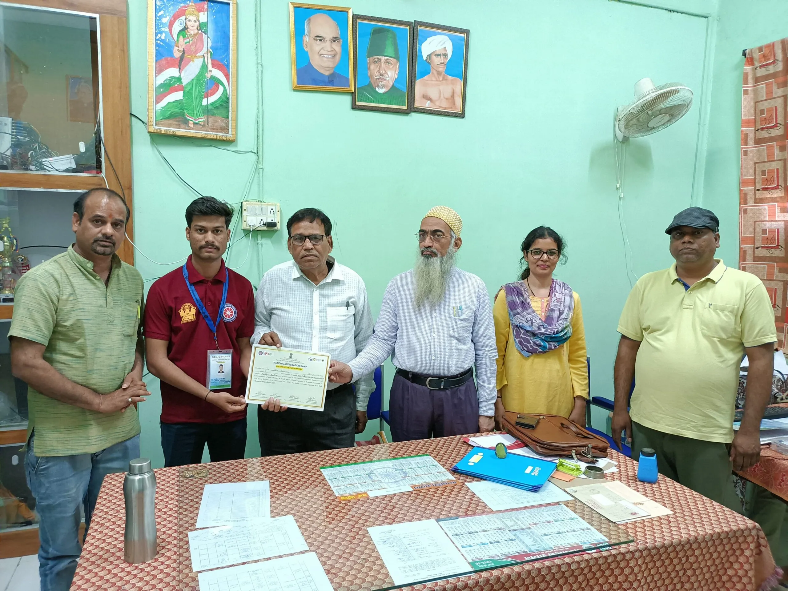 शासकीय स्नातकोत्तर महाविद्यालय रामपुरा के राष्ट्रीय सेवा योजना के होनहार स्वयंसेवक नितिन घावरी (एम ए प्रथम वर्ष) का चयन