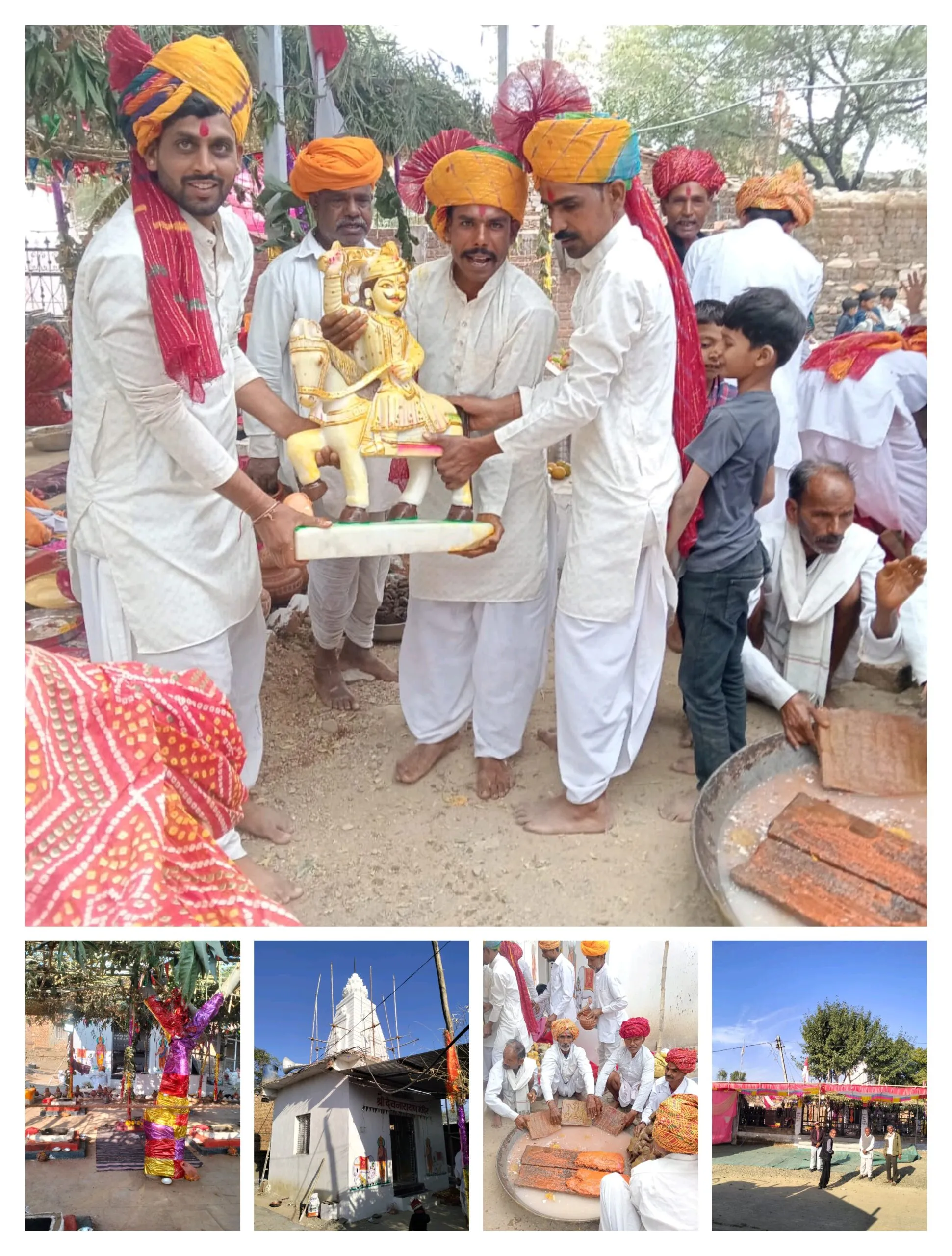 दूधलाई स्थित देवनारायण मंदिर पर कल होगा प्राण प्रतिष्ठा सहित कलश स्थापना भंडारे का आयोजन