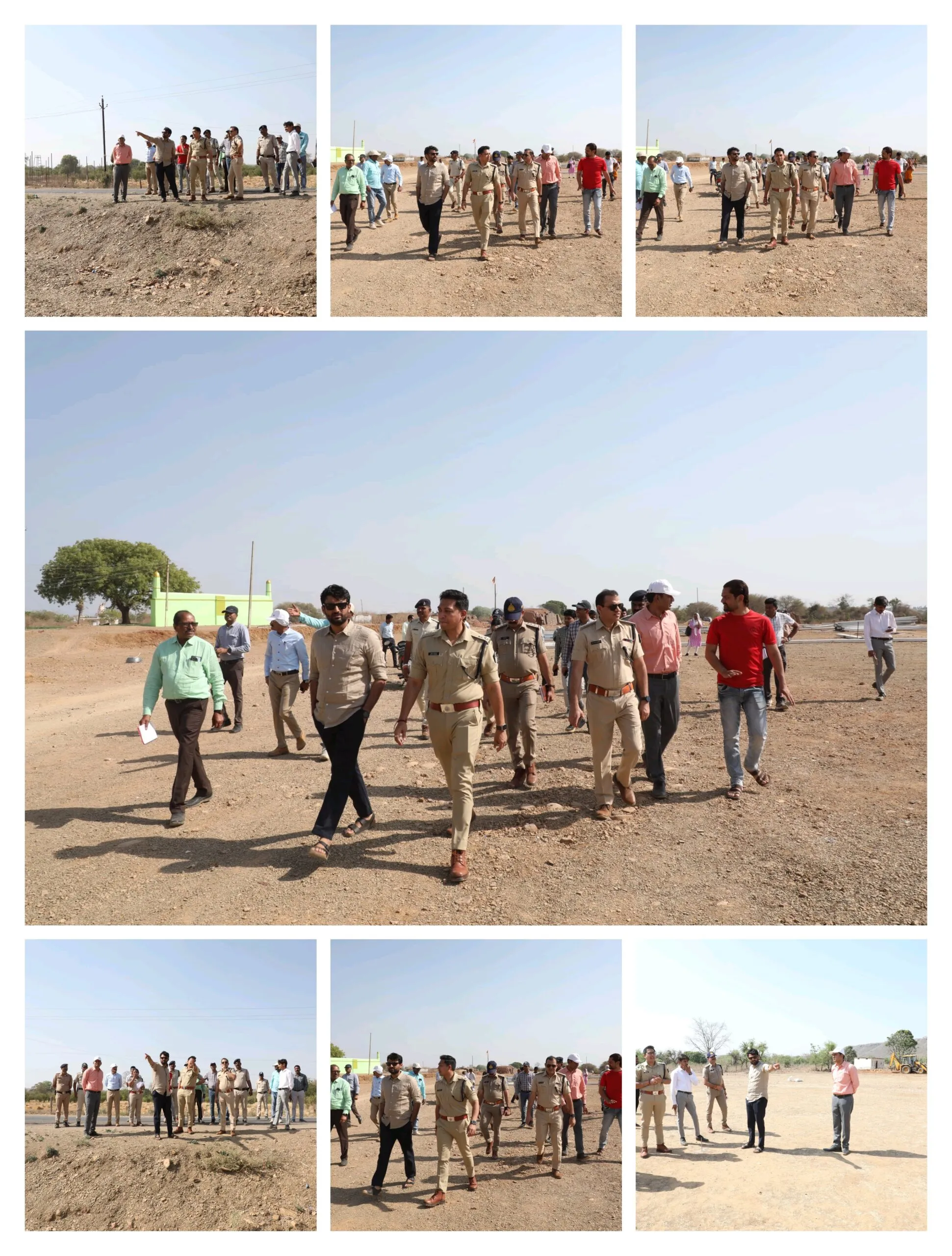 कलेक्टर एवं एसपी ने रामपुरा में मुख्यमंत्री जी के 9 अप्रैल को प्रस्तावित कार्यक्रम की तैयारियों का लिया जायजा मंच स्थल सभा ,पार्किंग , एवं हेलीपैड स्थल का किया निरीक्षण