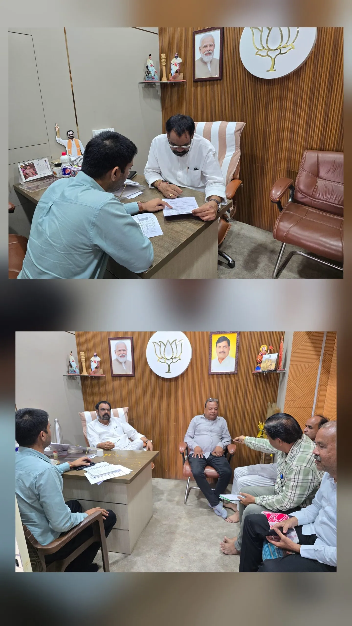 मनासा विधायक श्री अनिरुद्ध माधव मारू ने कार्यपालन यंत्री MPEB की बैठक ली