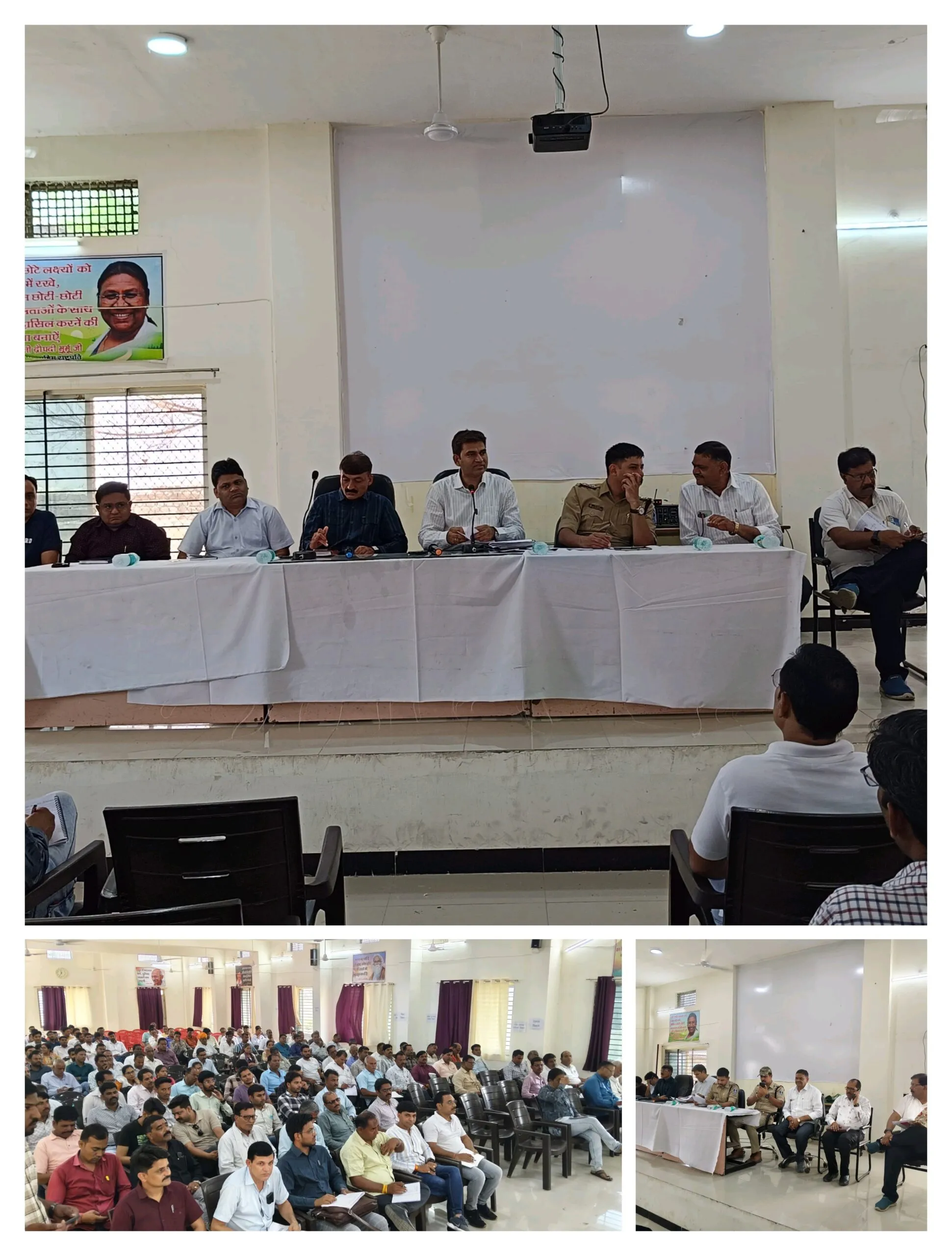 एस डी एम श्री पवन बारिया की अध्यक्षता में मानसून पूर्व बाढ़ और प्राकृतिक आपदा की तैयारियों के संबंध में कार्यशाला का आयोजन