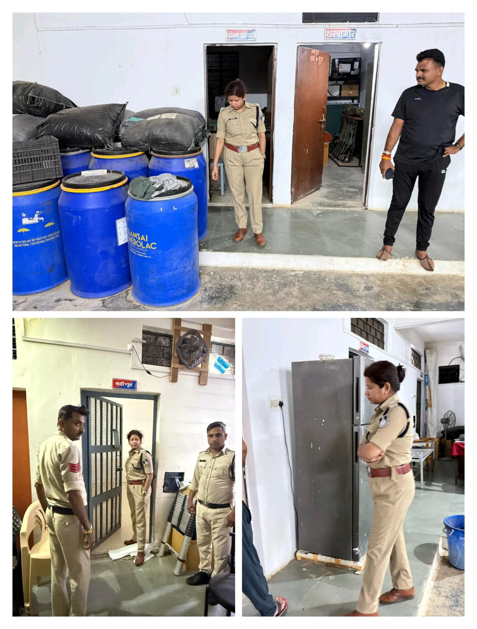 अनुविभागीय अधिकारी पुलिस मनासा श्रीमति साहेबा अंसारी द्वारा पुलिस थाना मनासा, पुलिस थाना कुकडेंश्वर एवं पुलिस थाना रामपुरा का का किया औचक निरीक्षण।