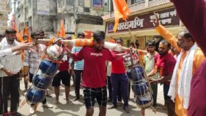 पशुपतिनाथ मंदसौर से नीमच पहुंचे कांवड़िए, किया महादेव का जलाभिषेक