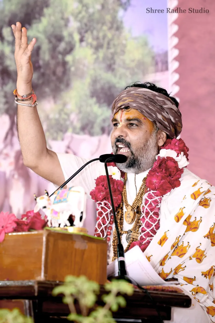 दो दिवसीय गौ कथा कुकड़ेश्वर में, करुणामयी पुकार श्री हरे कृष्णा प्रभु जी