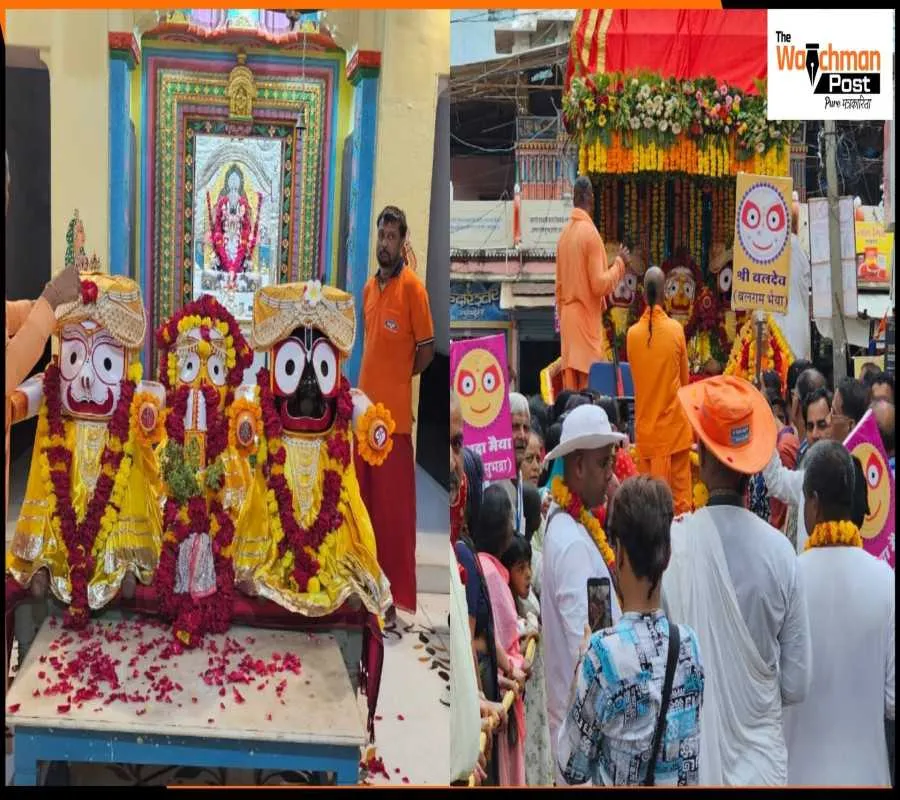 नीमच में निकली भव्य श्रीजगन्नाथ रथयात्रा, भक्तिमय माहौल में गूंजा हरिनाम संकीर्तन