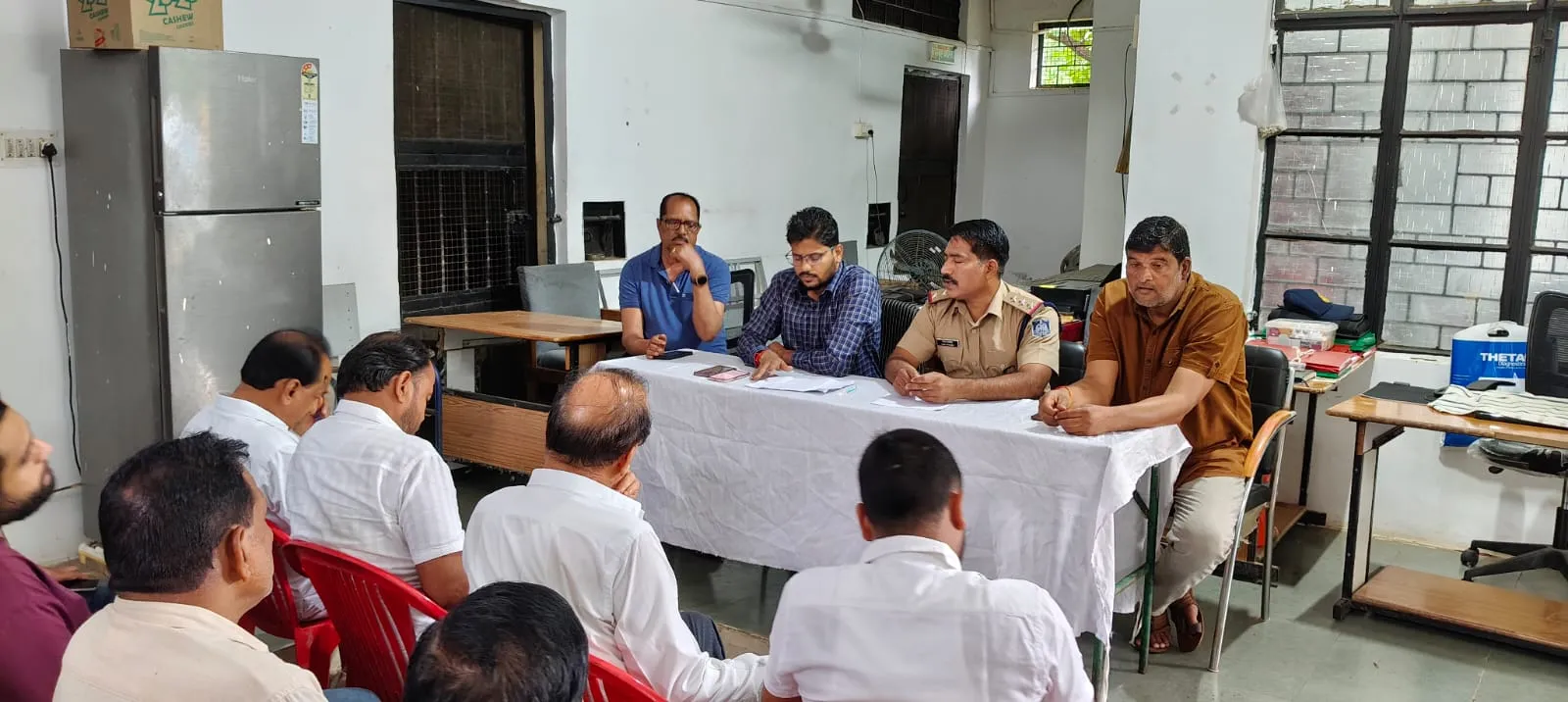 शांति समिति की बैठक का आयोजन: सामाजिक सद्भाव से मिलजुलकर त्यौहार मनाने के लिए निर्देश