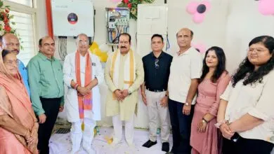 धानुका परिवार के द्वारा लगवाया गया सोलर पैनल से जगमग होगा महामाया का दरबार धानुका परिवार के द्वारा लगवाया गया सोलर पैनल से जगमग होगा महामाया का दरबार