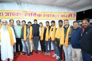 गंगा माता शंखोद्वार मेले के रंग मंच पर हुआ कलमकारों का सम्मान