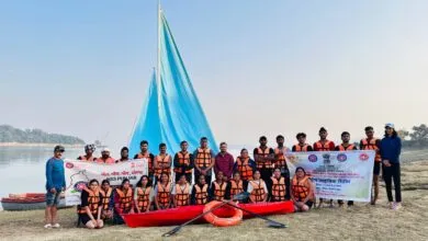 रामपुरा महाविद्यालय के नेतृत्व में हिमाचल प्रदेश में राष्ट्रीय साहसिक शिविर के अंतर्गत रोमांचक वॉटर स्पोर्ट्स गतिविधियाँ सम्पन्न*