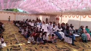 सरस्वती शिशु विद्या मंदिर रामपुरा के वार्षिकोत्सव अंतर्गत आयोजित रंगमंचीय कार्यक्रम का आयोजन