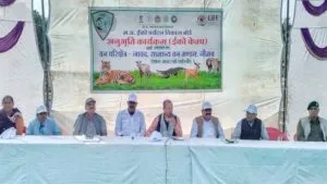 विधायक श्री सखलेचा के मुख्‍य आतिथ्‍य में वानर खो में अनुभूति कार्यक्रम सम्‍पन्‍न 150 विद्यार्थियो और शिक्षकों को कराया जंगल भ्रमण