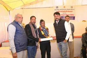 एडिप एवं वयोश्री योजना के तहत सहायक उपकरण वितरण एवं परीक्षण शिविर का आयोजन